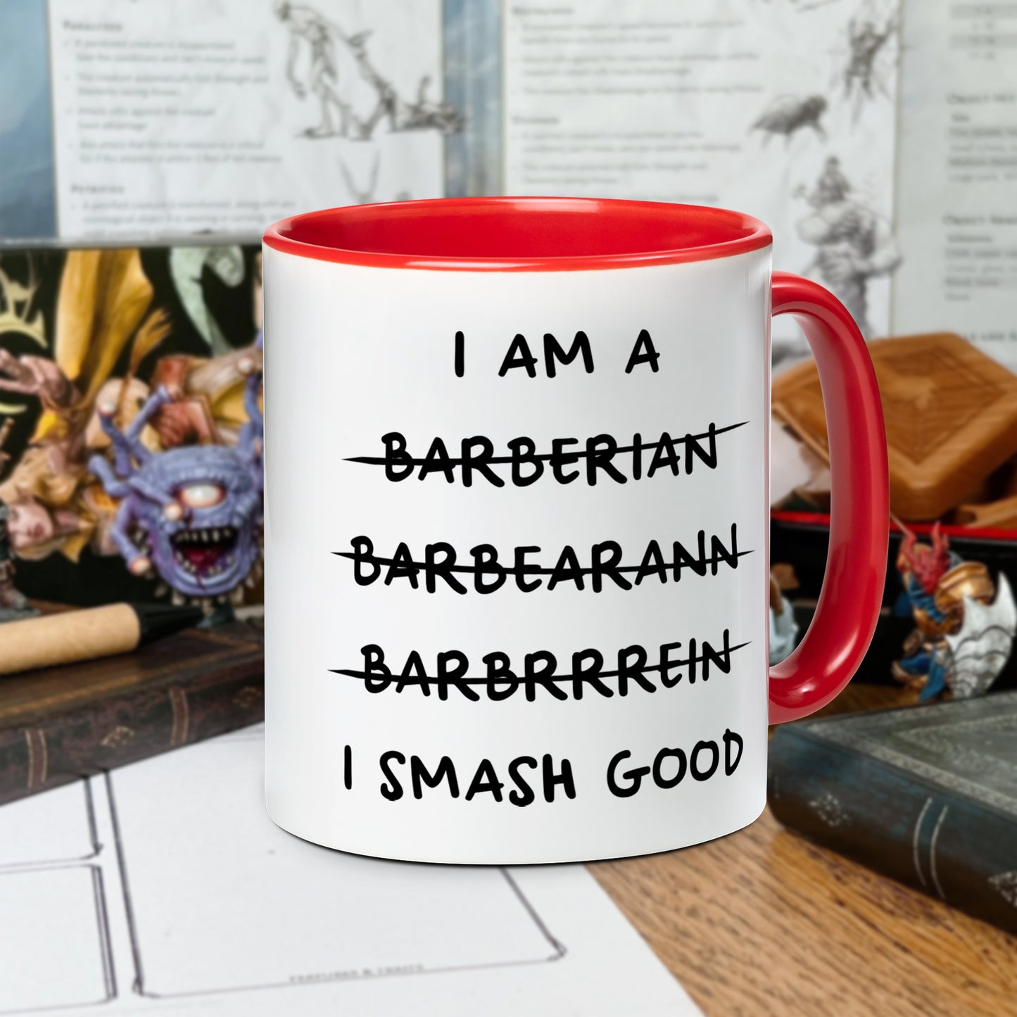 I Am A Barbarian Accent Mug