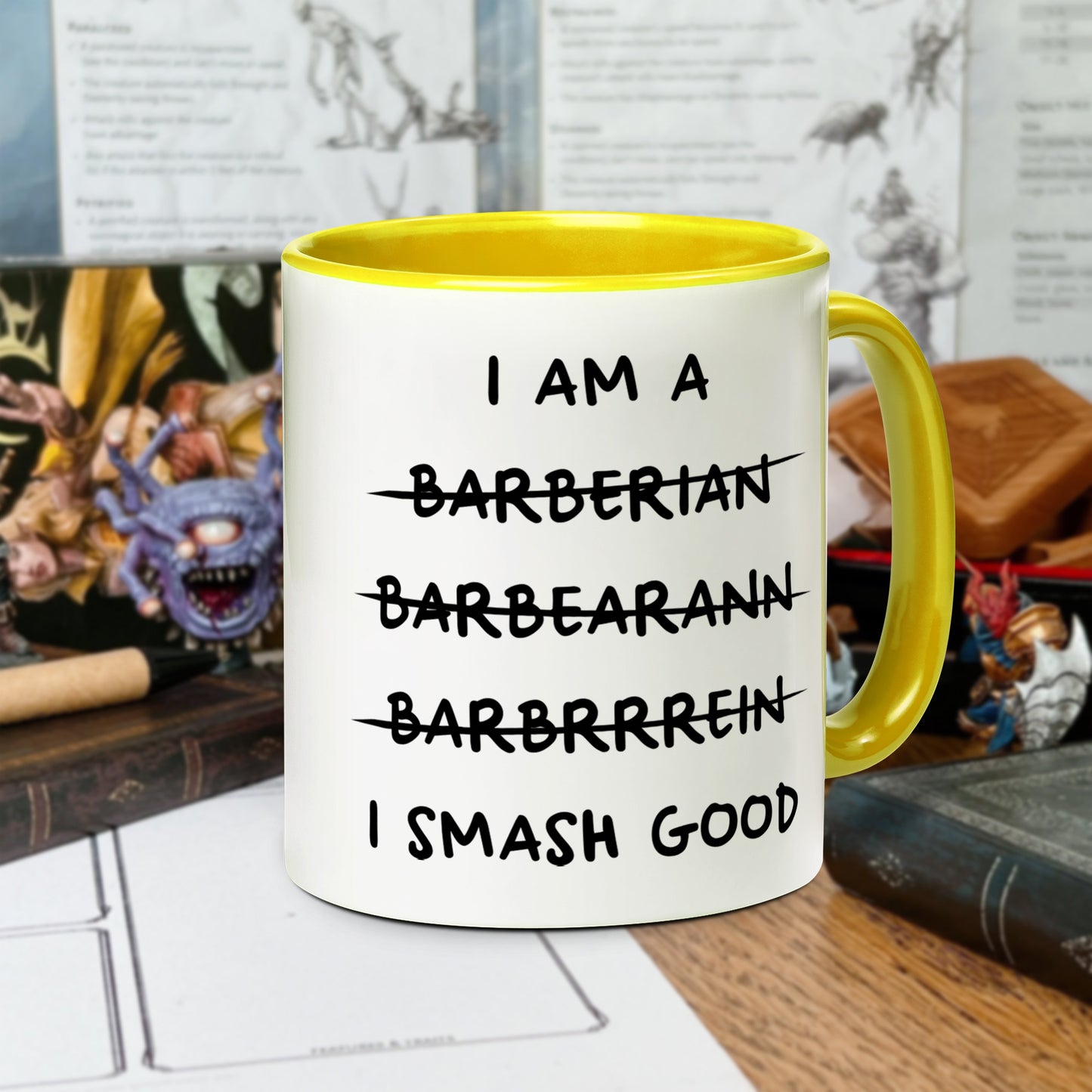I Am A Barbarian Accent Mug