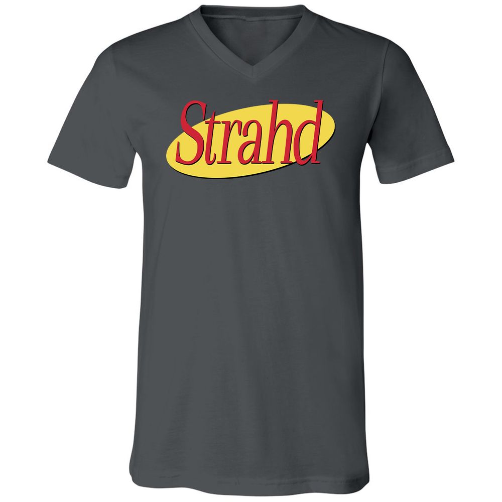 Strahd Unisex V-Neck T-Shirt - Asphalt - 12