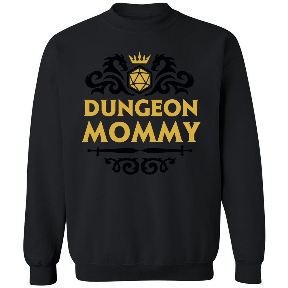 Dungeon Mommy Classic Unisex Sweatshirt - Black - 12