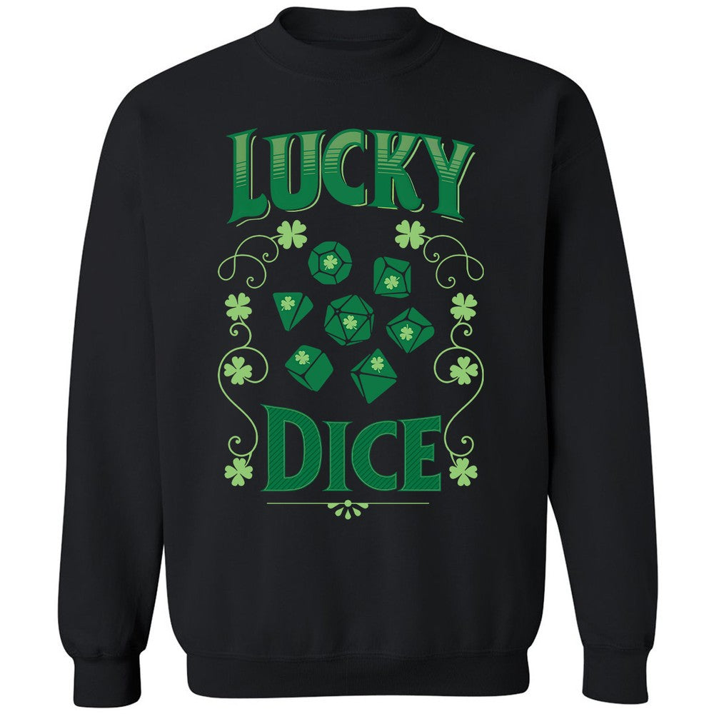 Lucky Dice Classic Unisex Sweatshirt - Black - 12