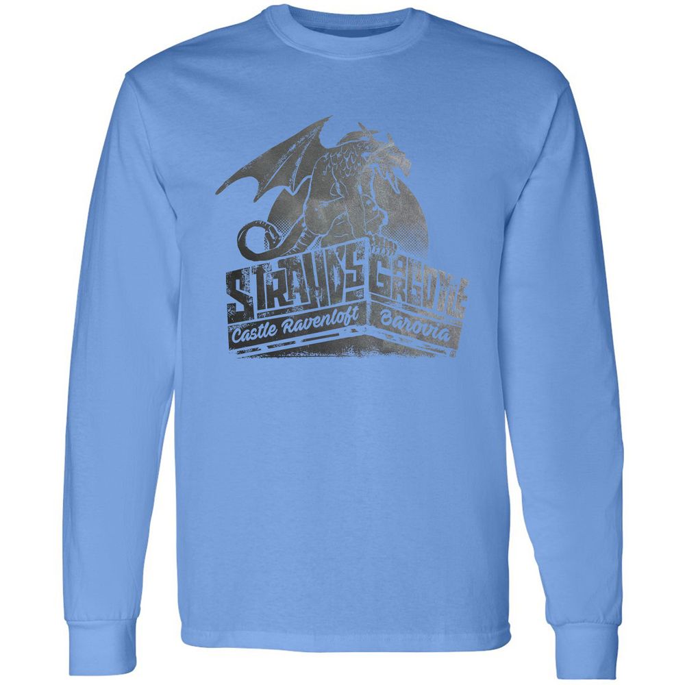 Strahd’s Gargoyle Long Sleeve T-Shirt - Carolina Blue - 12