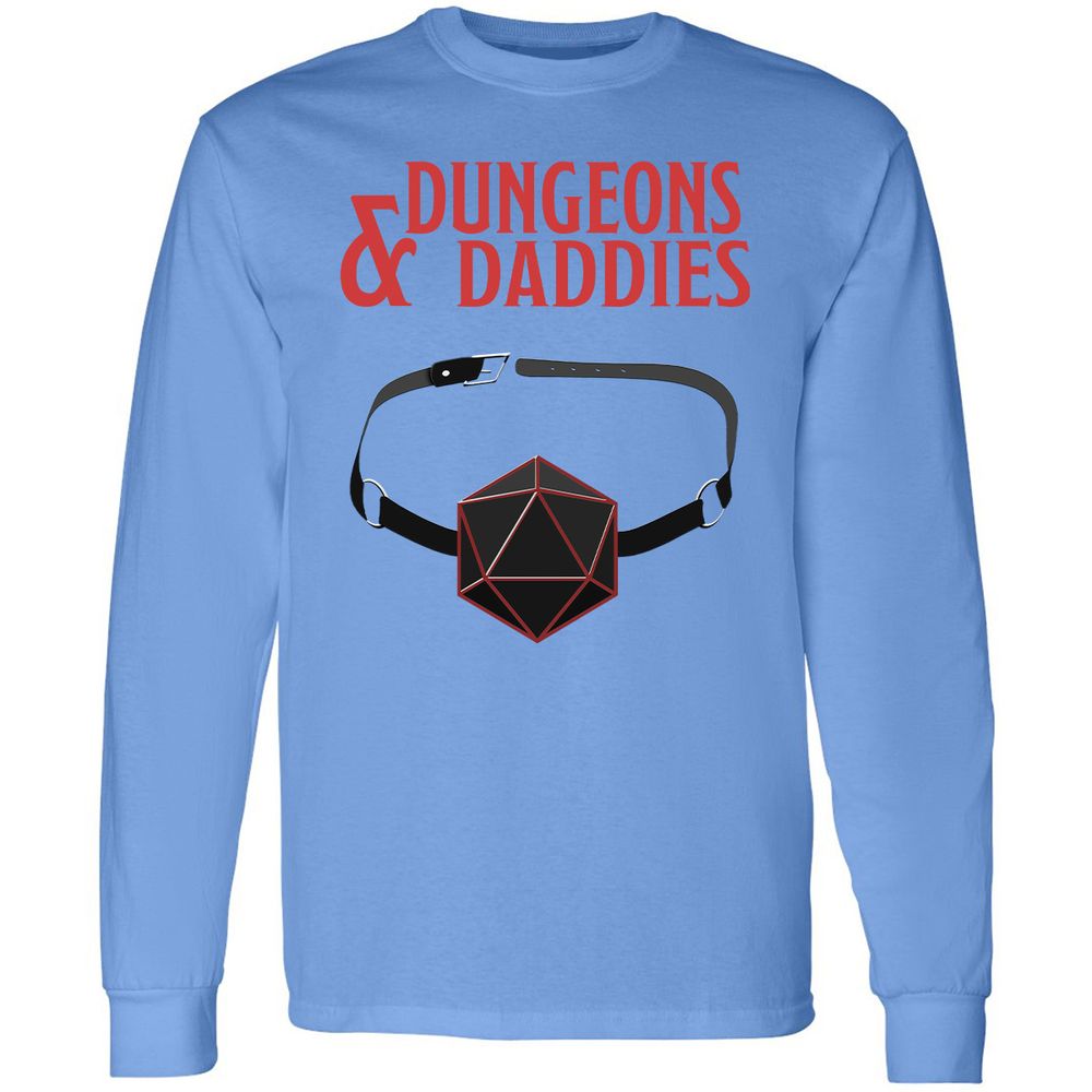 Dungeons And Daddies Long Sleeve T-Shirt - Carolina Blue - 12