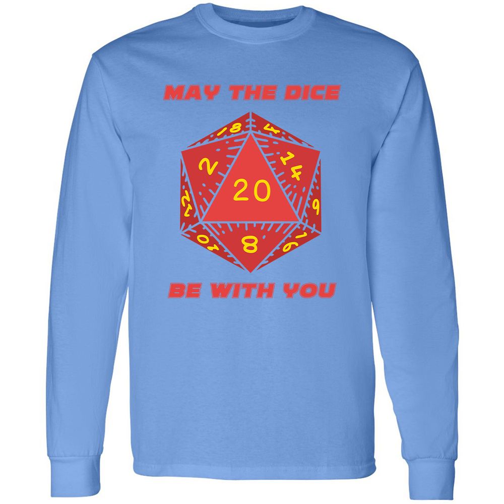 May the Dice Be With You - Carolina Blue - 12
