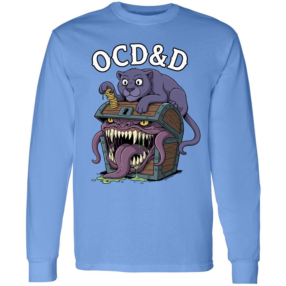 OCD&D Long Sleeve T-Shirt - Carolina Blue - 12