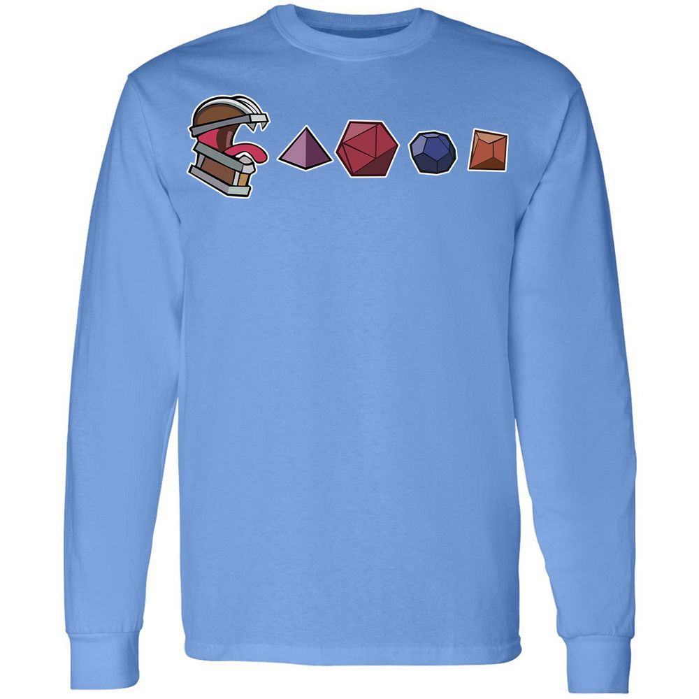 Mimic And Dices Long Sleeve T-Shirt - Carolina Blue - 12