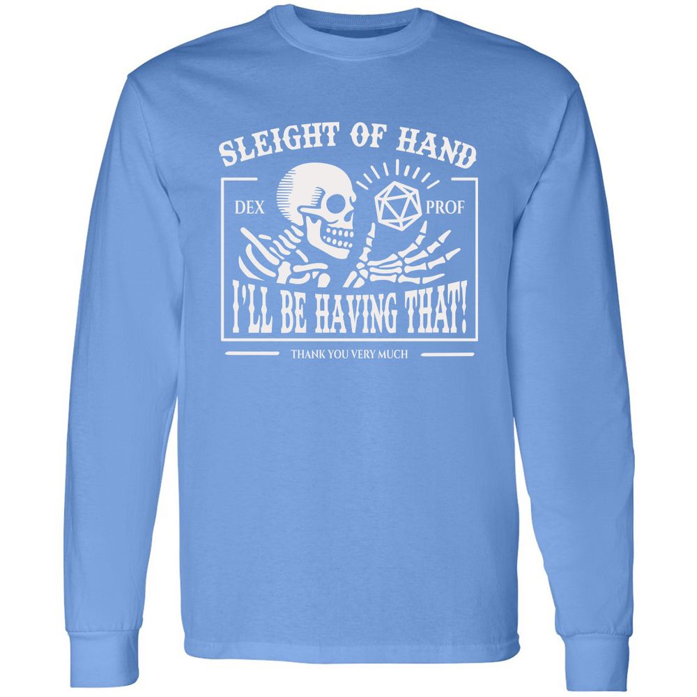 Sleight of Hand – I’ll Be Having That! - Carolina Blue - 12