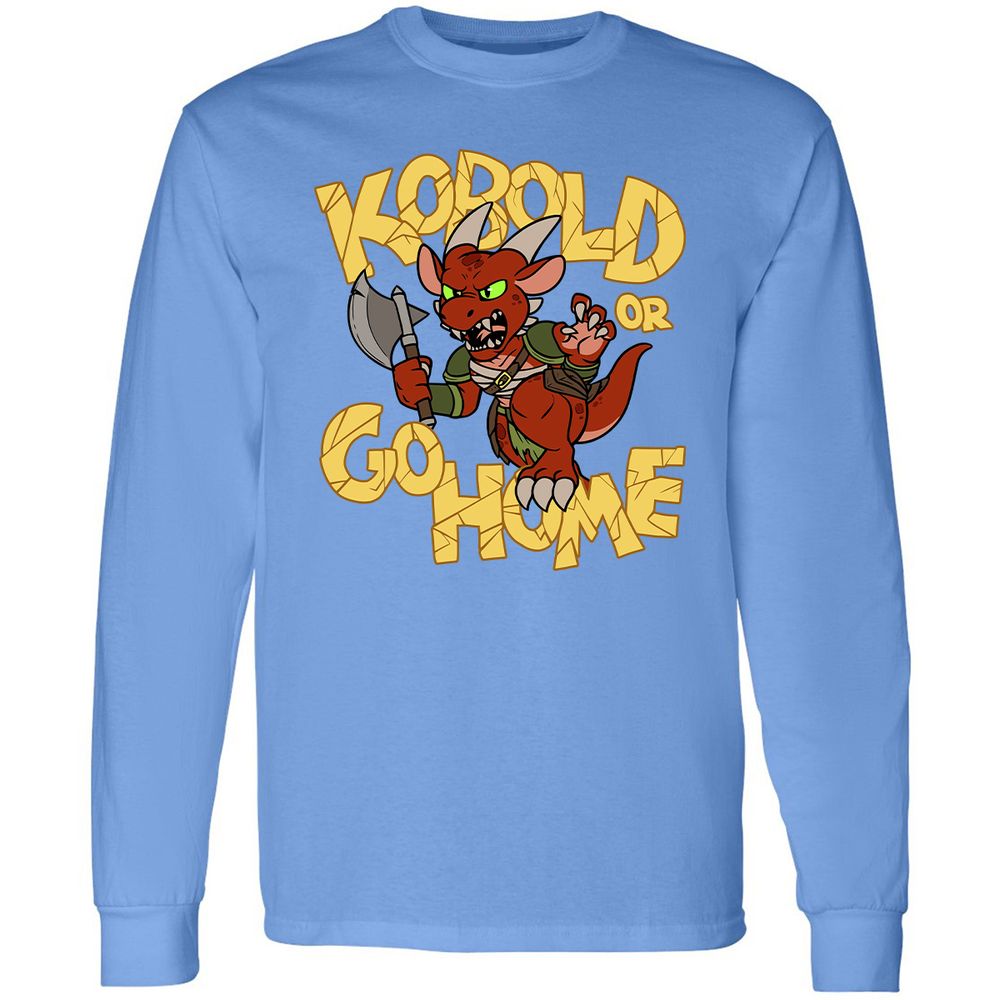 Kobold Or Go Home Long Sleeve T-Shirt - Carolina Blue - 12