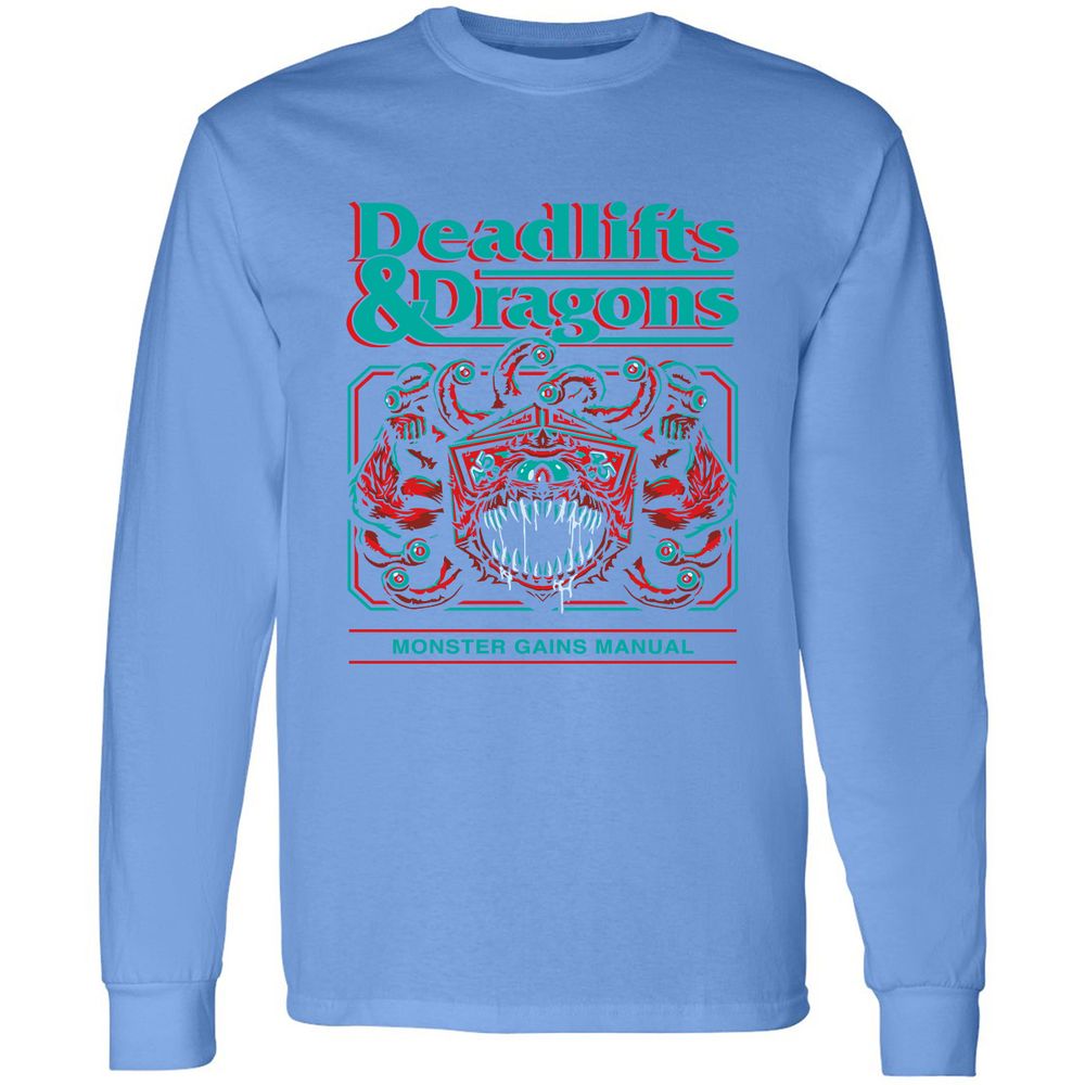 Deadlifts & Dragons Beholder - Carolina Blue - 12