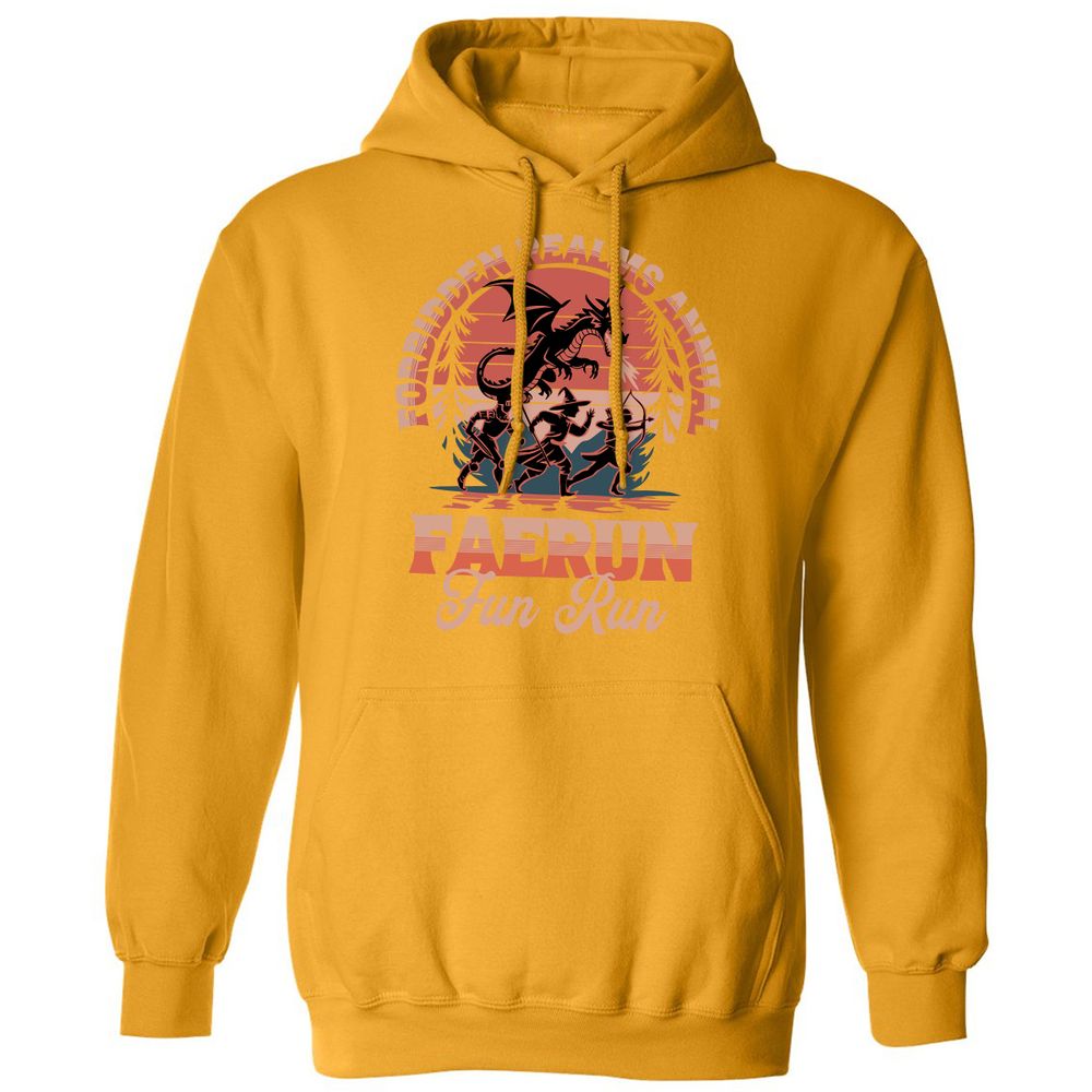 Faerun Fun Run Classic Unisex Hoodie - Gold - 12