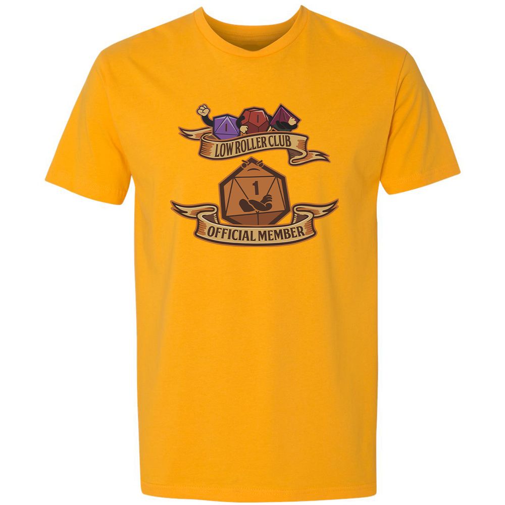 Low Roller Club Premium Unisex T-Shirt - Gold - 12