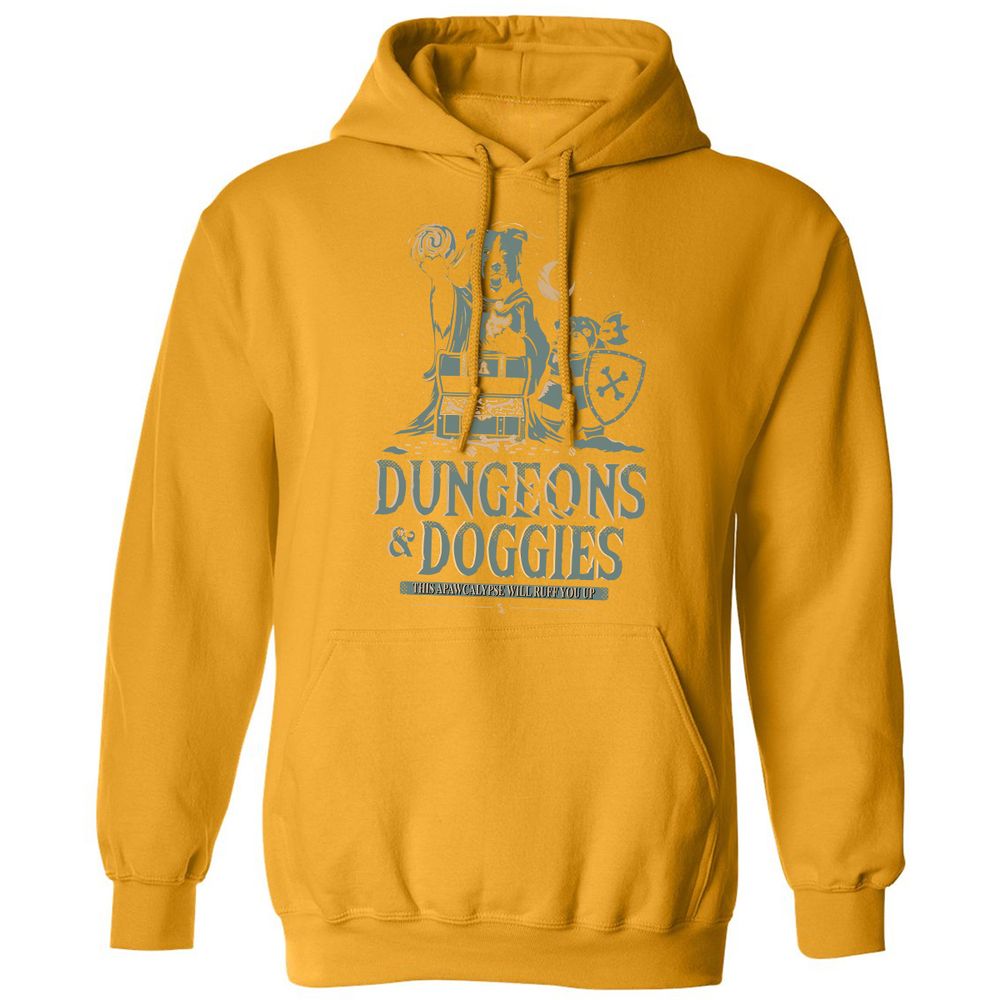 Dungeons & Doggies Classic Unisex Hoodie - Gold - 12