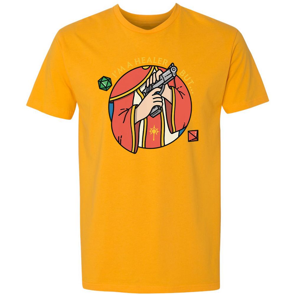 I'm A Healer But Premium Unisex T-Shirt - Gold - 12