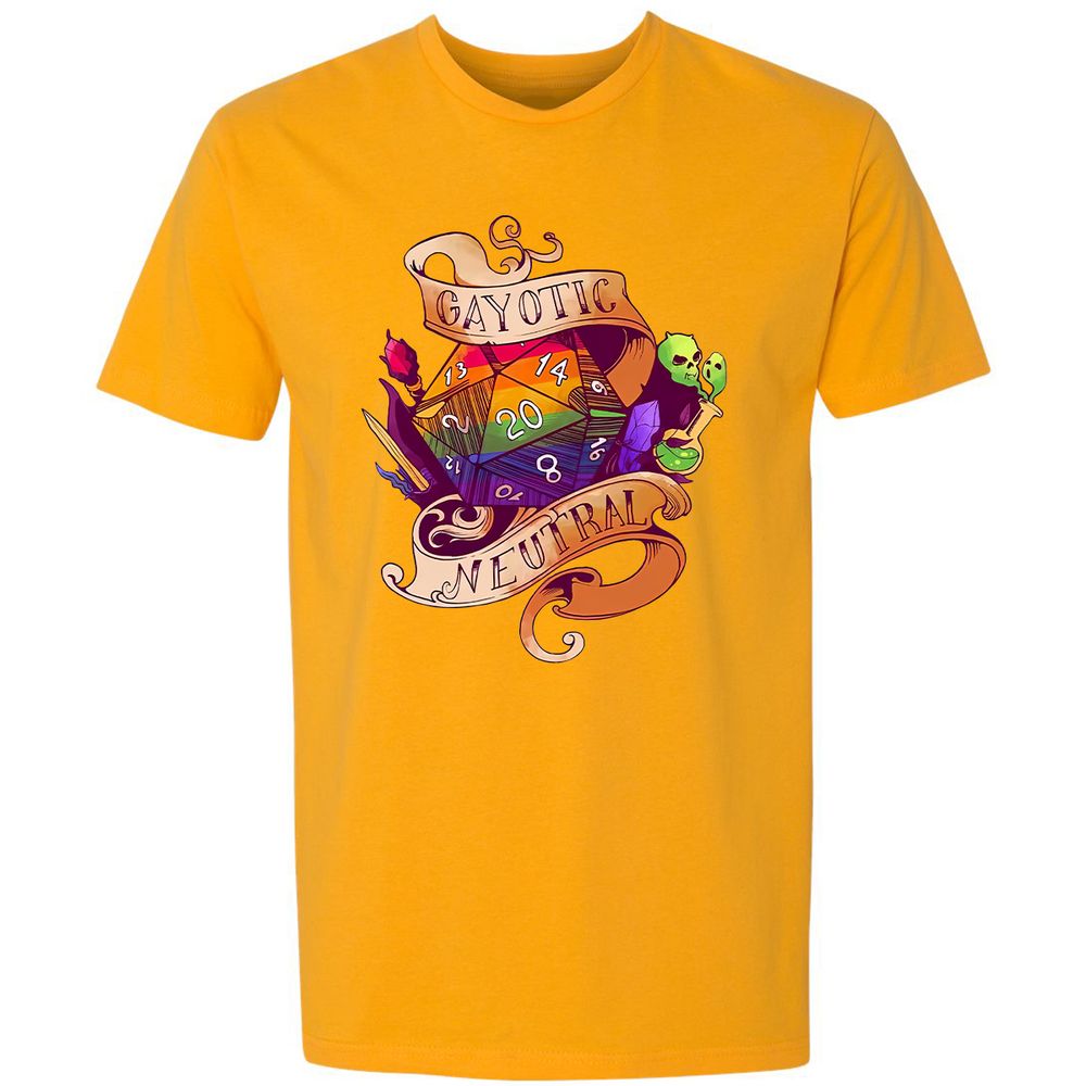 Gayotic Neutral Premium Unisex T-Shirt - Gold - 12
