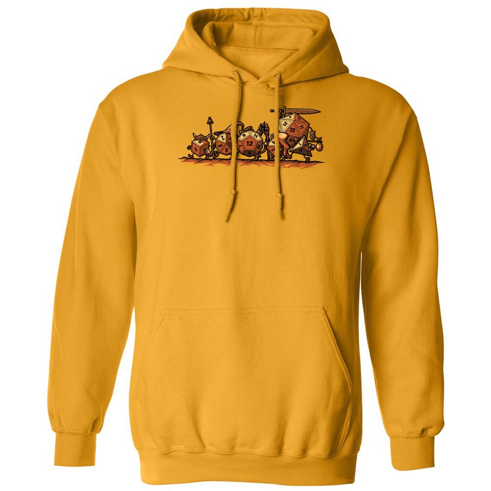 Fellowship Of The Dices Classic Unisex Hoodie - Gold - 12