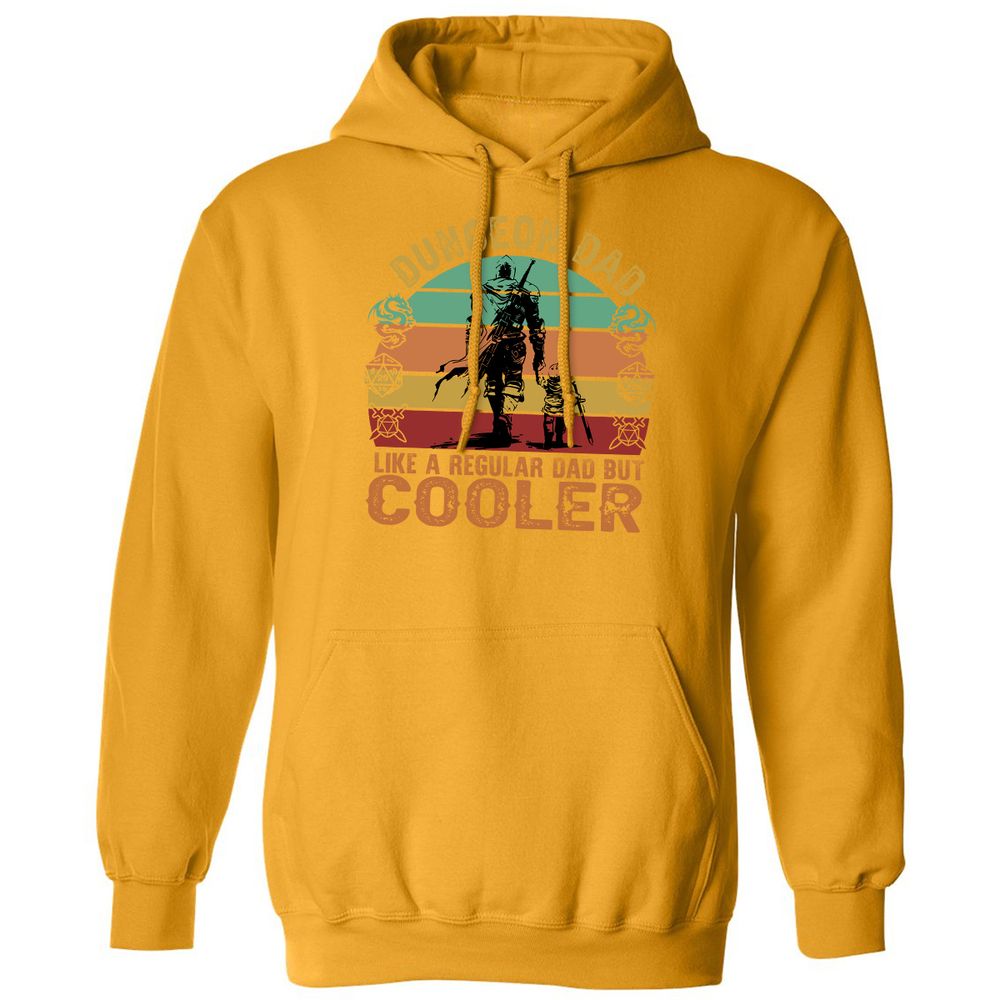 Dungeon Dad Like A Regular Dad Classic Unisex Hoodie - Gold - 12