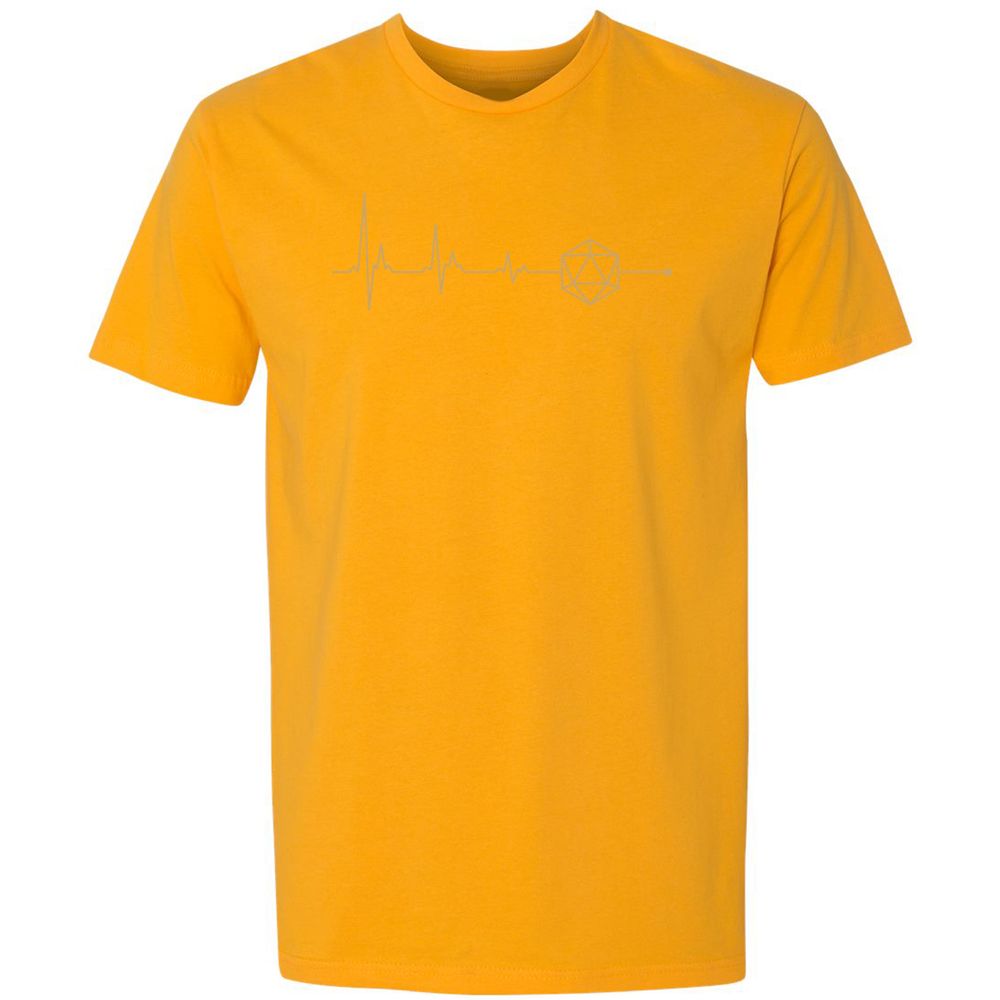 D20 Dice Is My Life Premium Unisex T-Shirt - Gold - 12