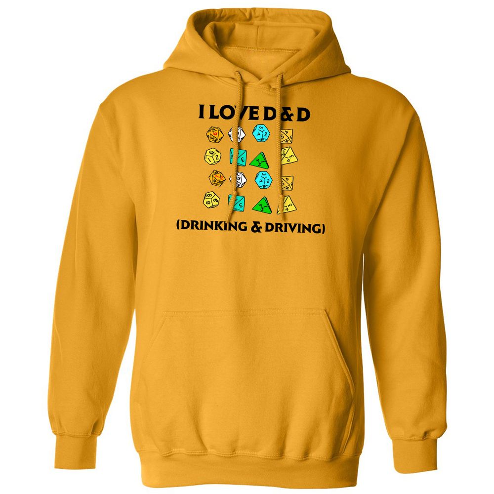 Drinking & Driving Classic Unisex Hoodie - Gold - 12