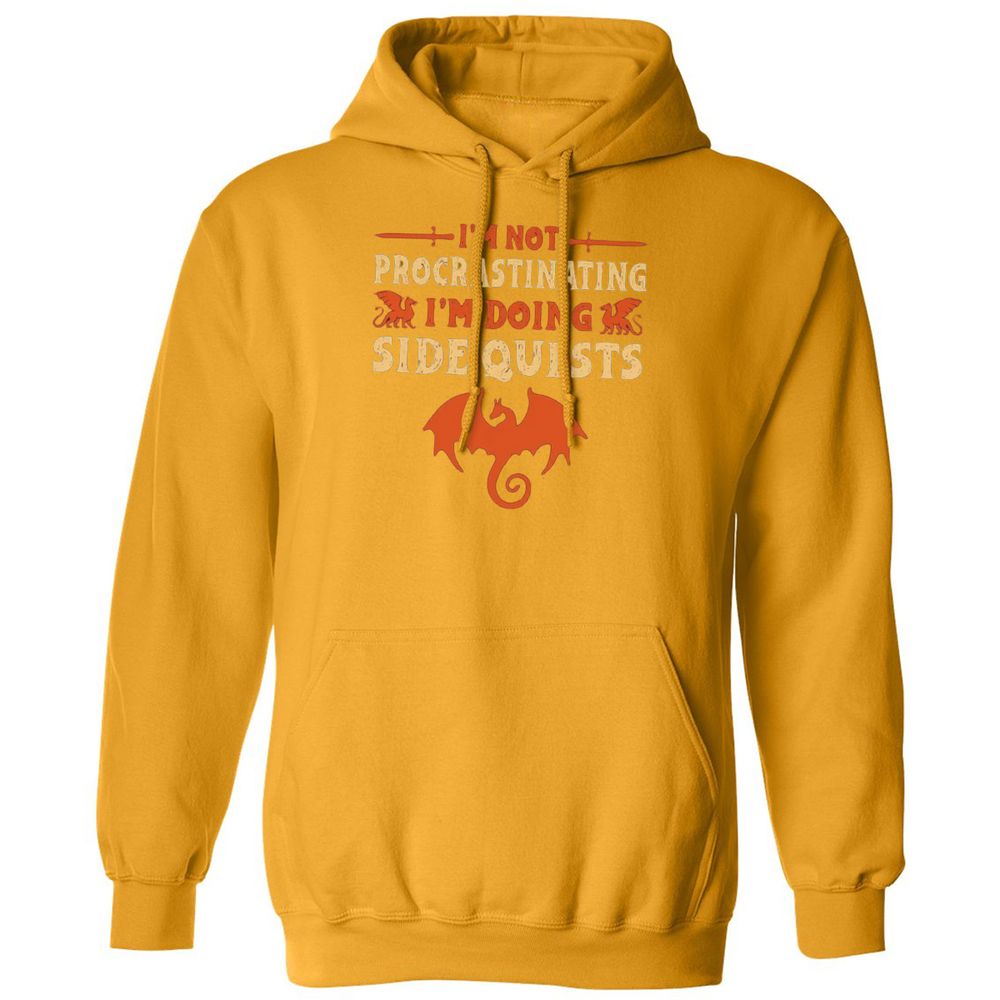 I'm Doing Side Quests Classic Unisex Hoodie - Gold - 12