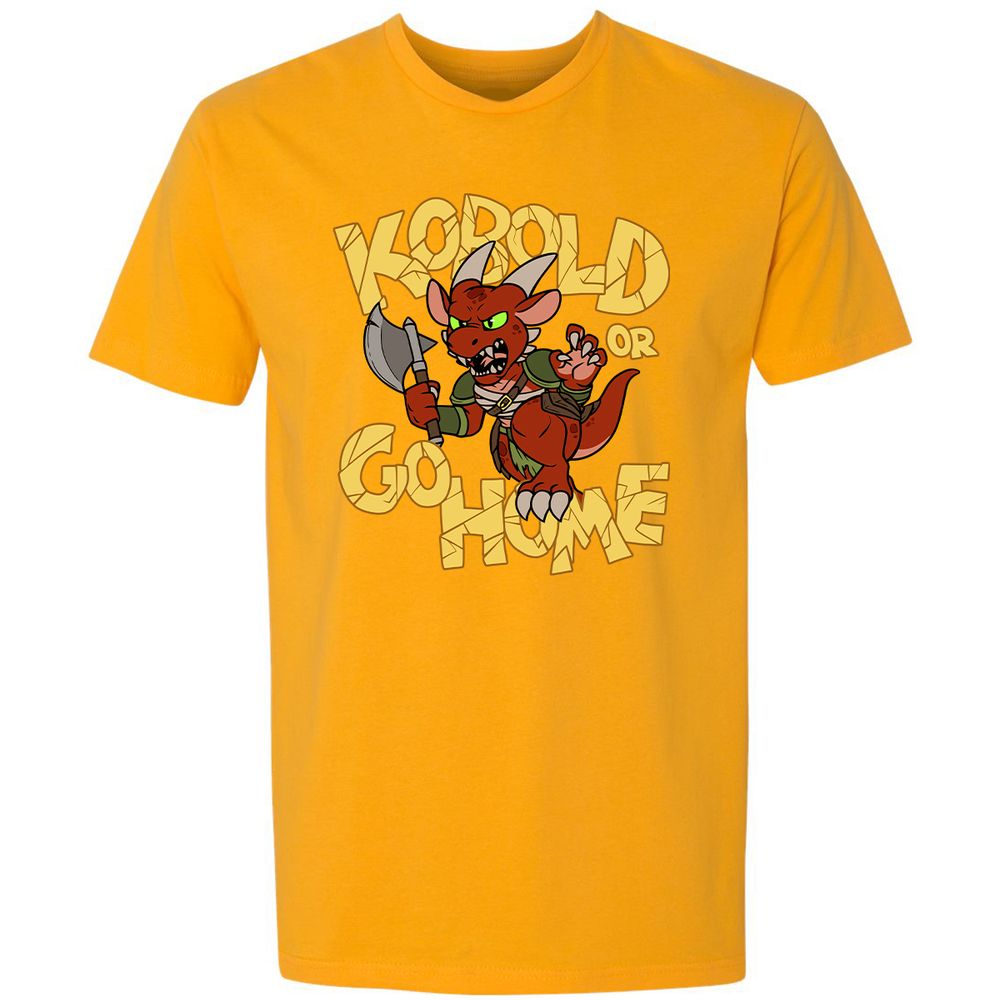 Kobold Or Go Home Premium Unisex T-Shirt - Gold - 12