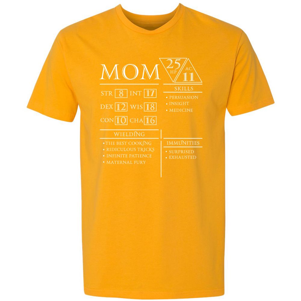 Mom Stats - Gold - 12