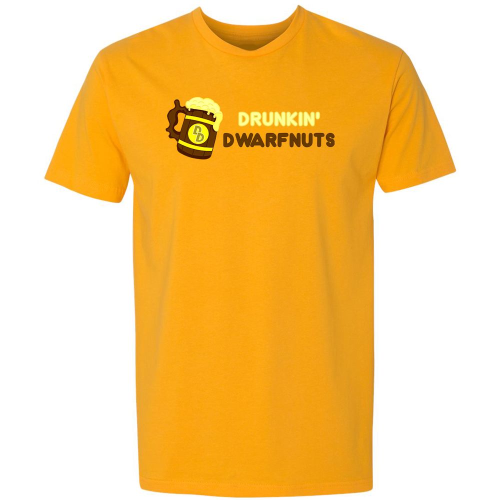 Drunkin' Dwartnuts Premium Unisex T-Shirt - Gold - 12