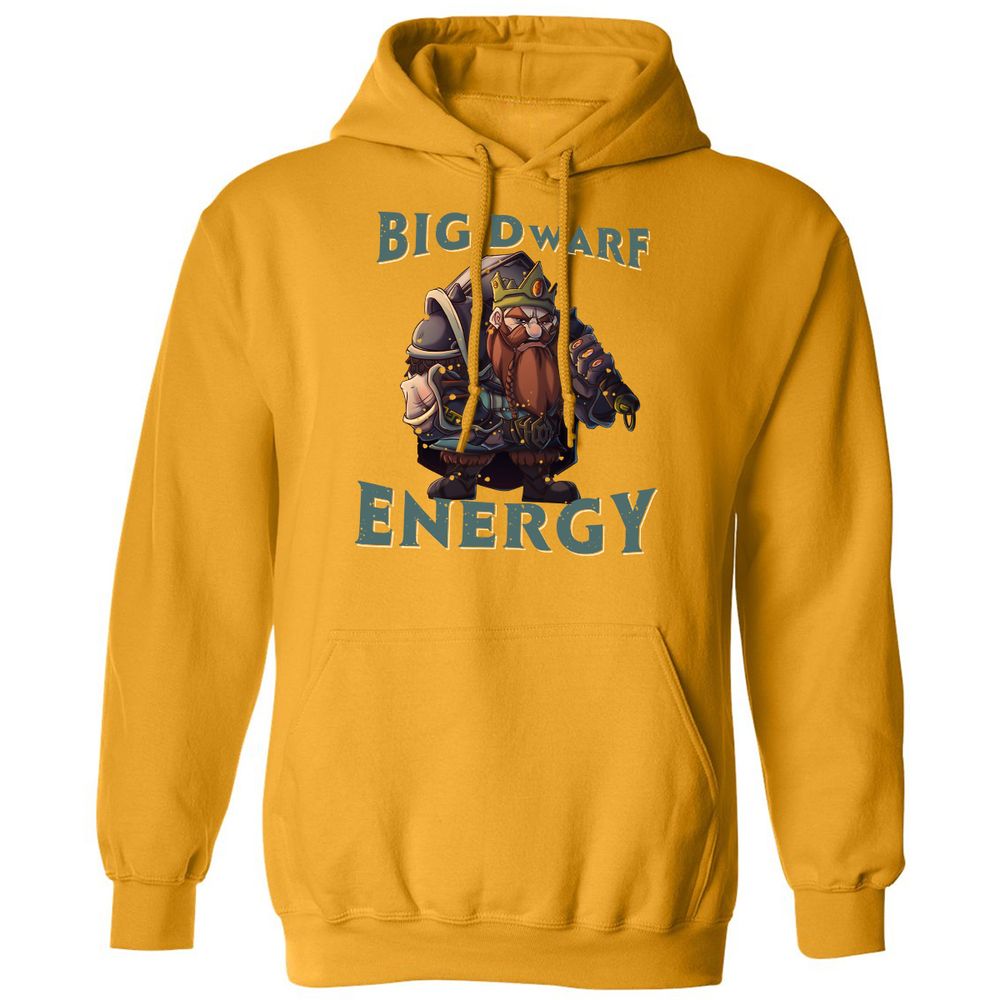 Big Dwarf Energy Classic Unisex Hoodie - Gold - 12