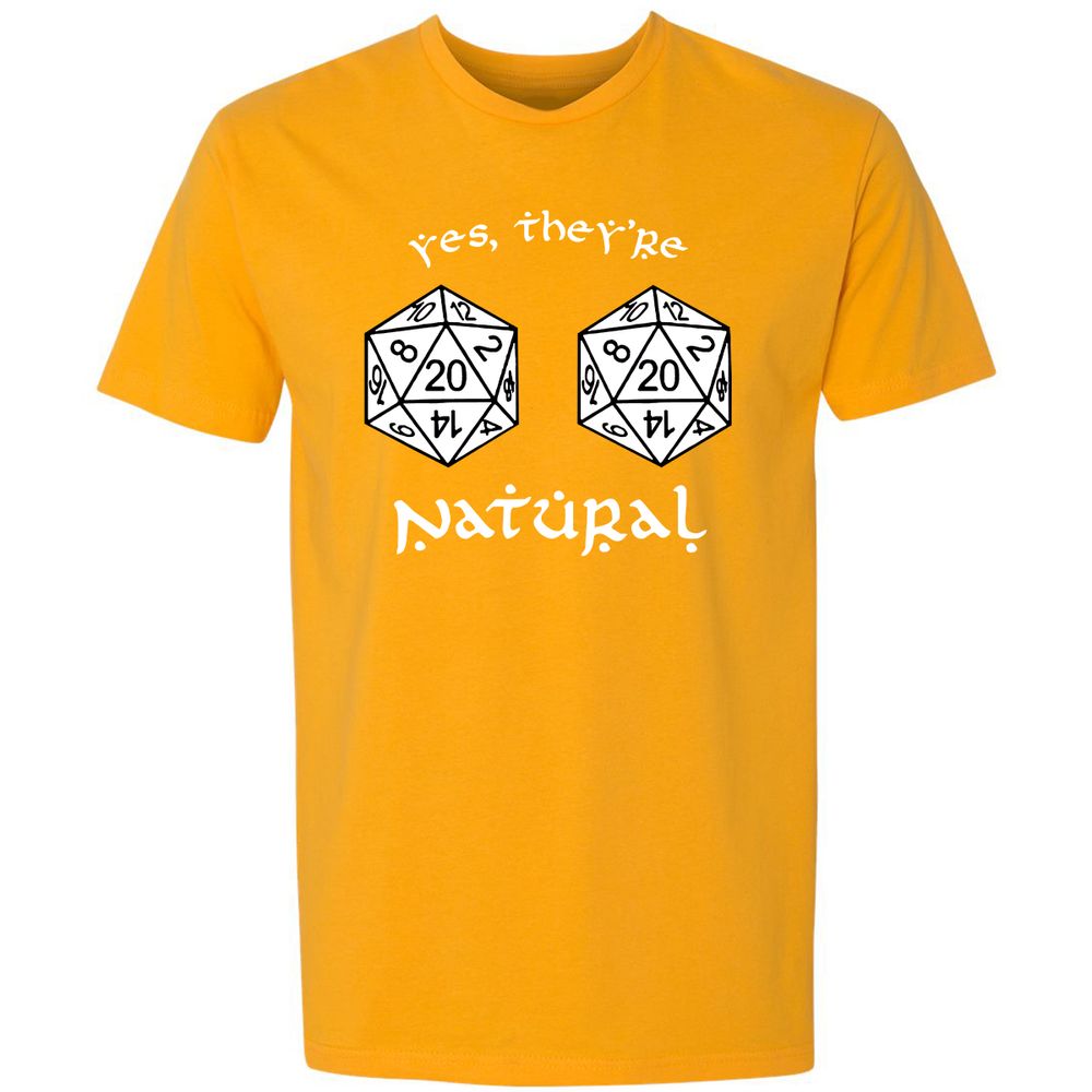 They Are Natural Premium Unisex T-Shirt - Gold - 12