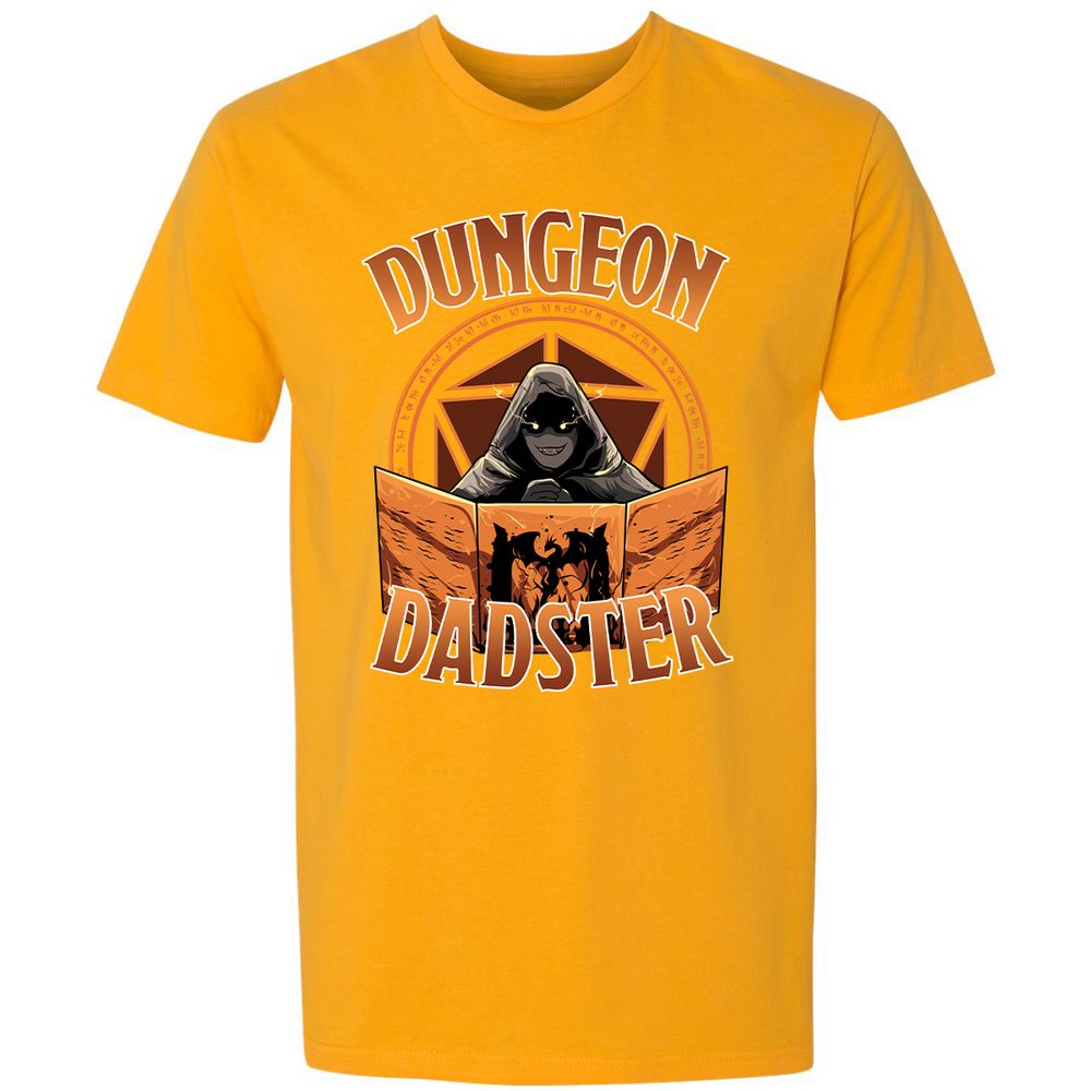 Dungeon Dadster Premium Unisex T-Shirt - Gold - 12