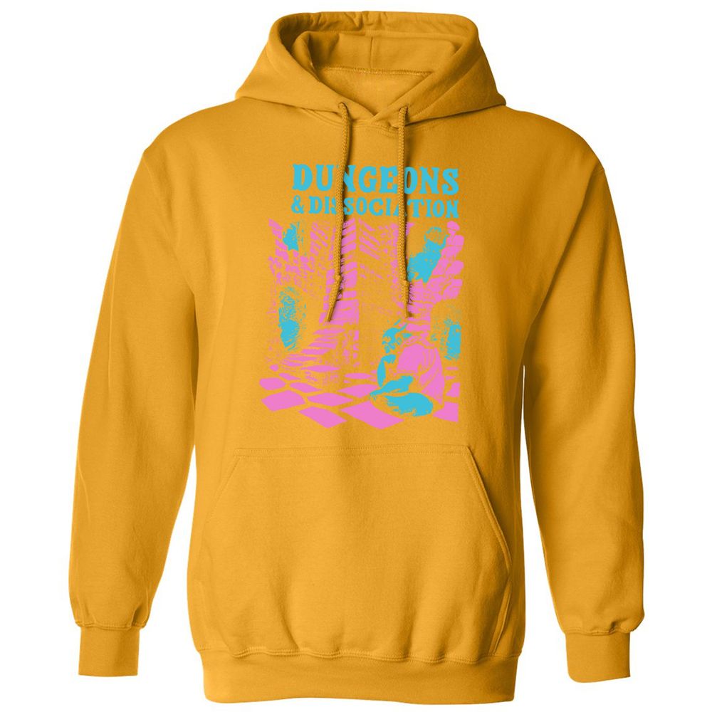 Dungeons And Dissociation Classic Unisex Hoodie - Gold - 12