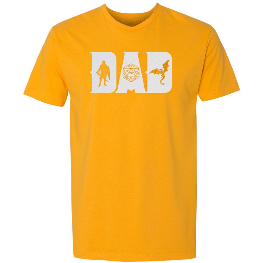 Dad Fathers Day Premium Unisex T-Shirt - Gold - 12