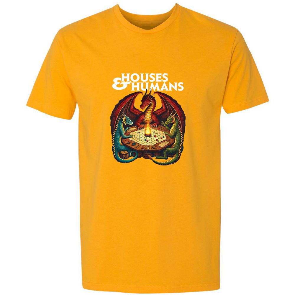 Houses & Humans Premium Unisex T-Shirt - Gold - 12
