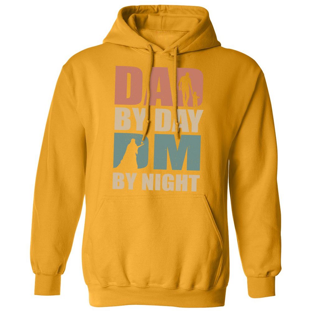 Dad By Day DM By Night - Gold - 12