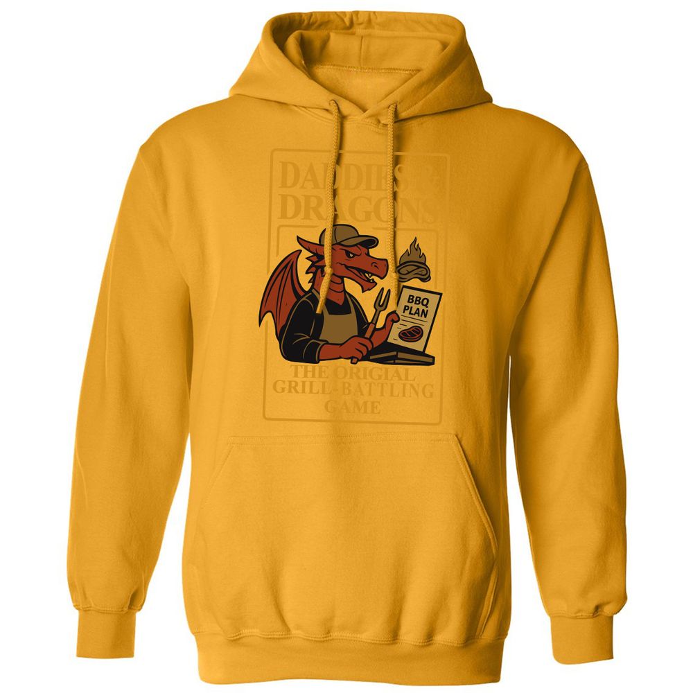 Daddies & Dragons Classic Unisex Hoodie - Gold - 12