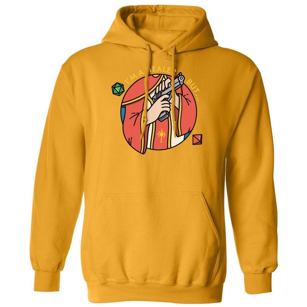I'm A Healer But Classic Unisex Hoodie - Gold - 12