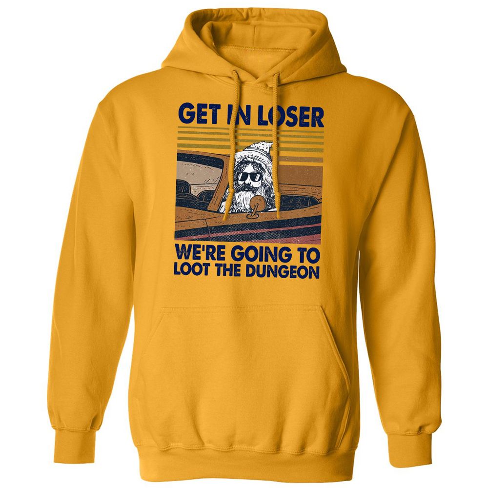 We're Going To Loot The Dragon Classic Unisex Hoodie - Gold - 12
