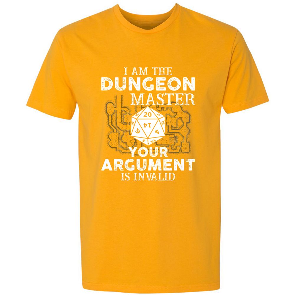 I Am the Dungeon Master – Your Argument Is Invalid - Gold - 12