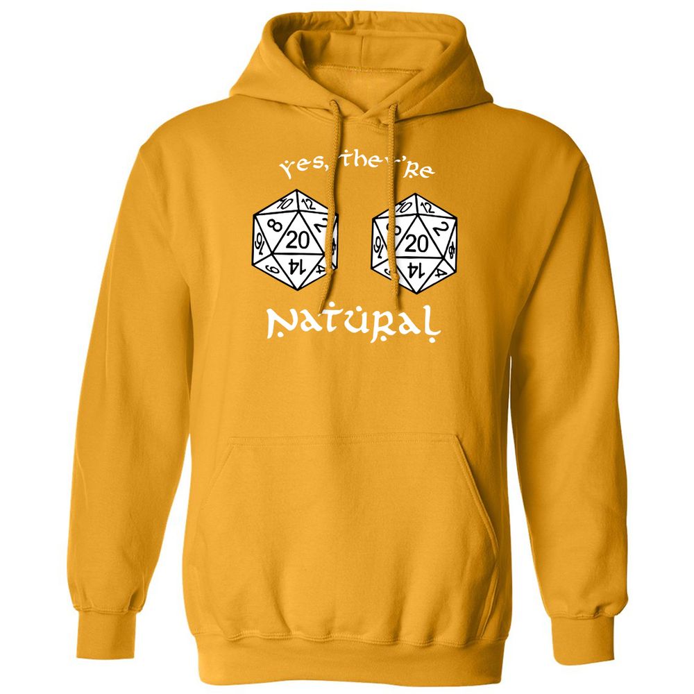 They Are Natural Classic Unisex Hoodie - Gold - 12