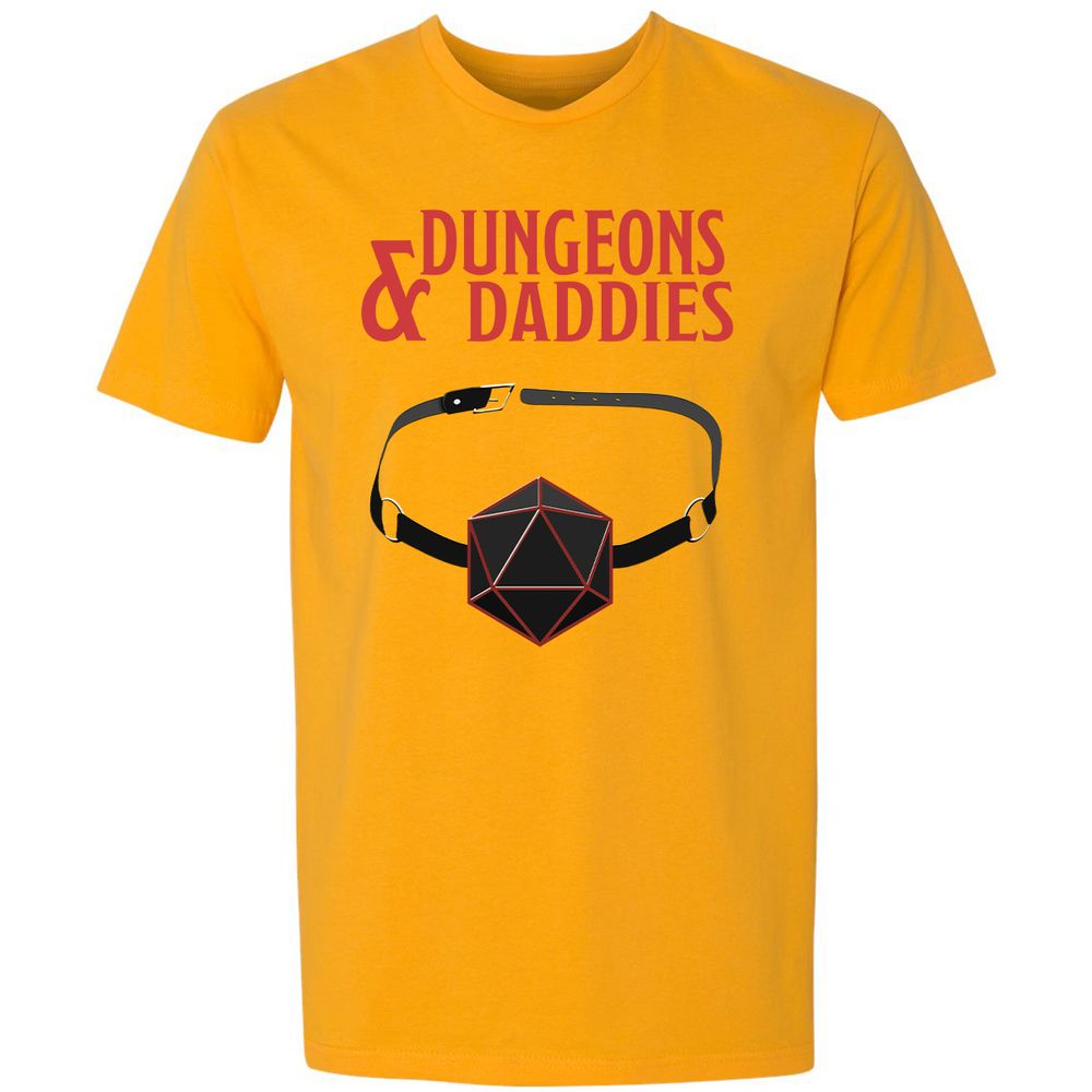 Dungeons And Daddies Premium Unisex T-Shirt - Gold - 12