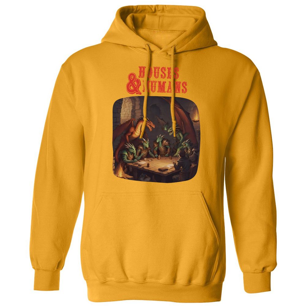 Houses And Humans Classic Unisex Hoodie - Gold - 12
