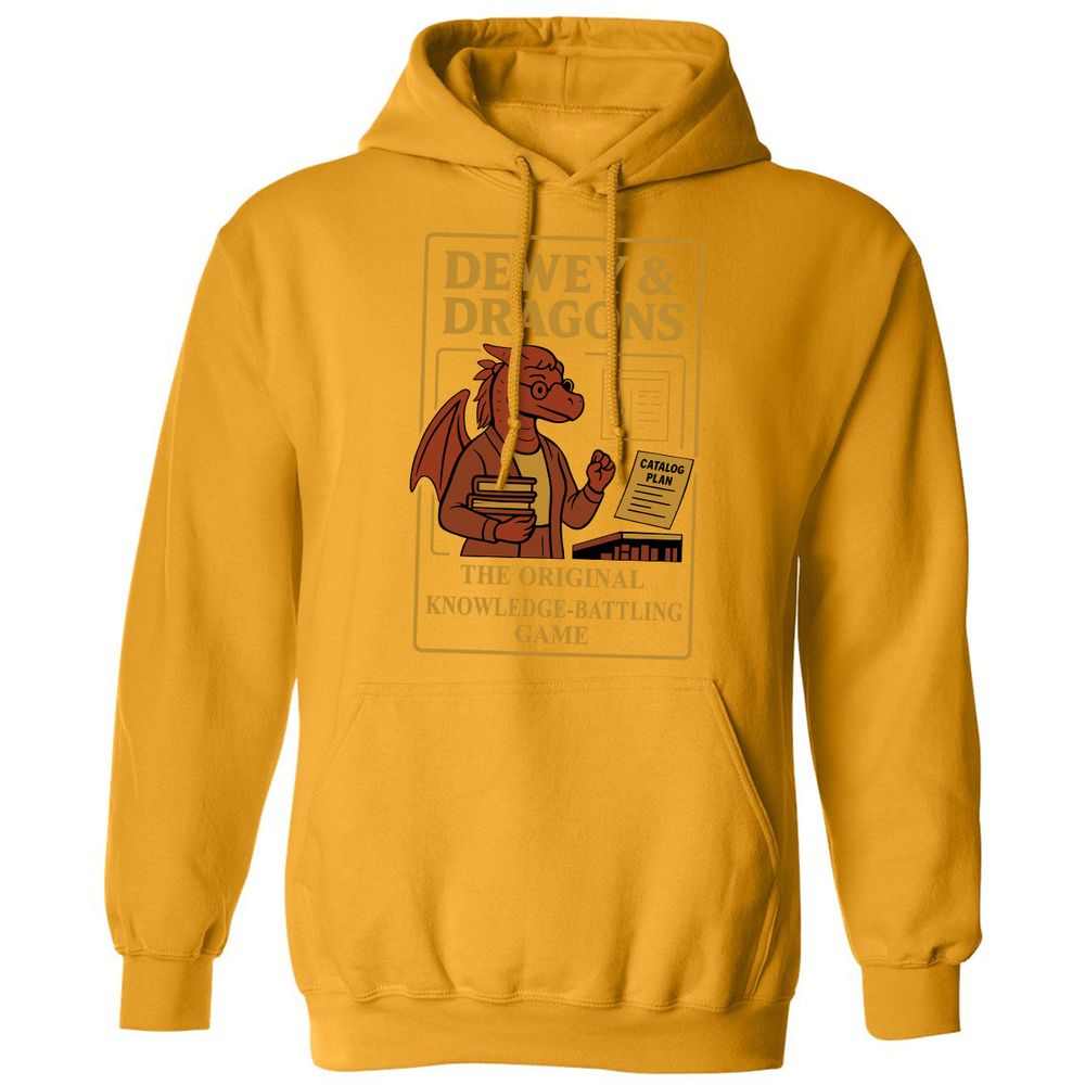 Dewey & Dragons Classic Unisex Hoodie - Gold - 12