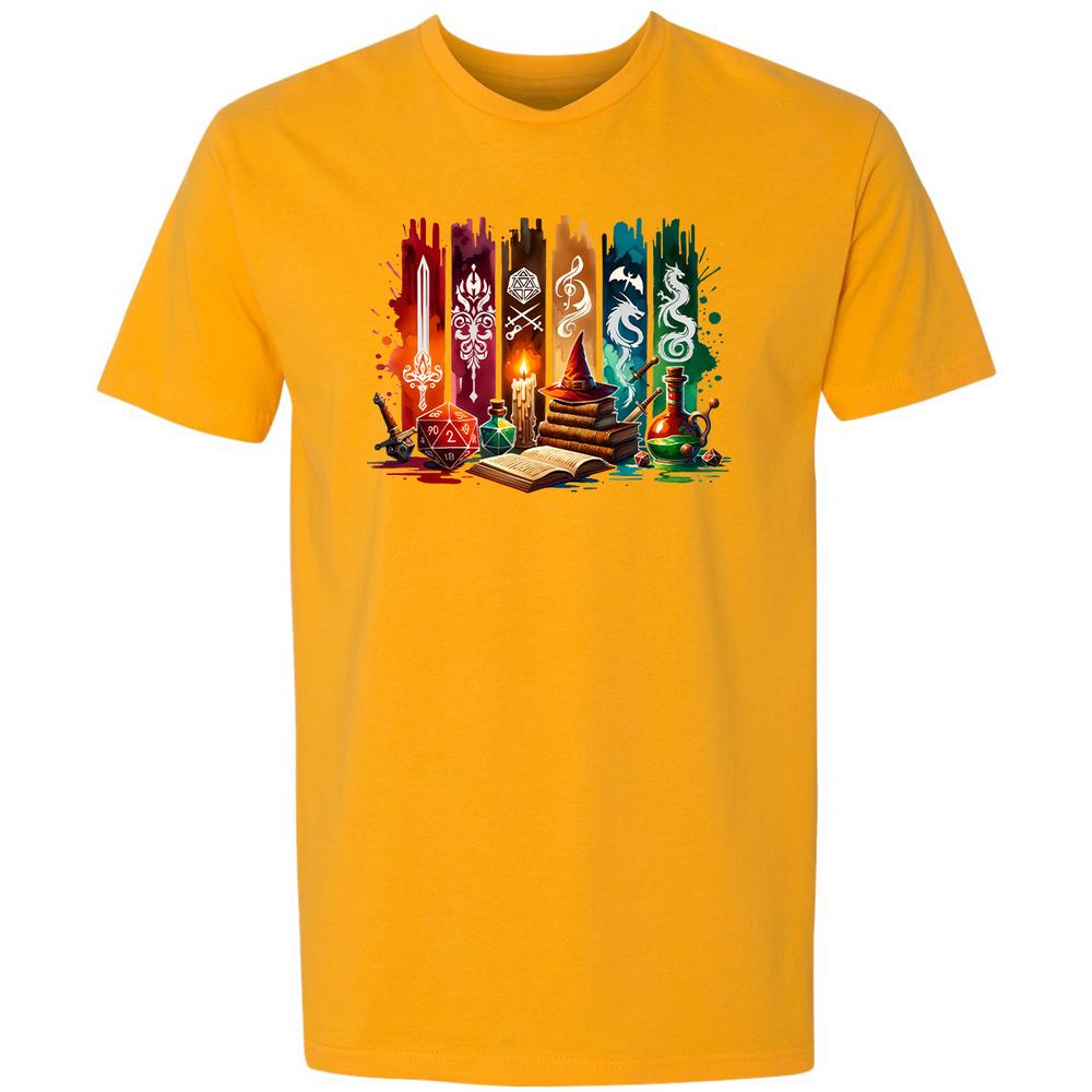 DnD Classes Premium Unisex T-Shirt - Gold - 12