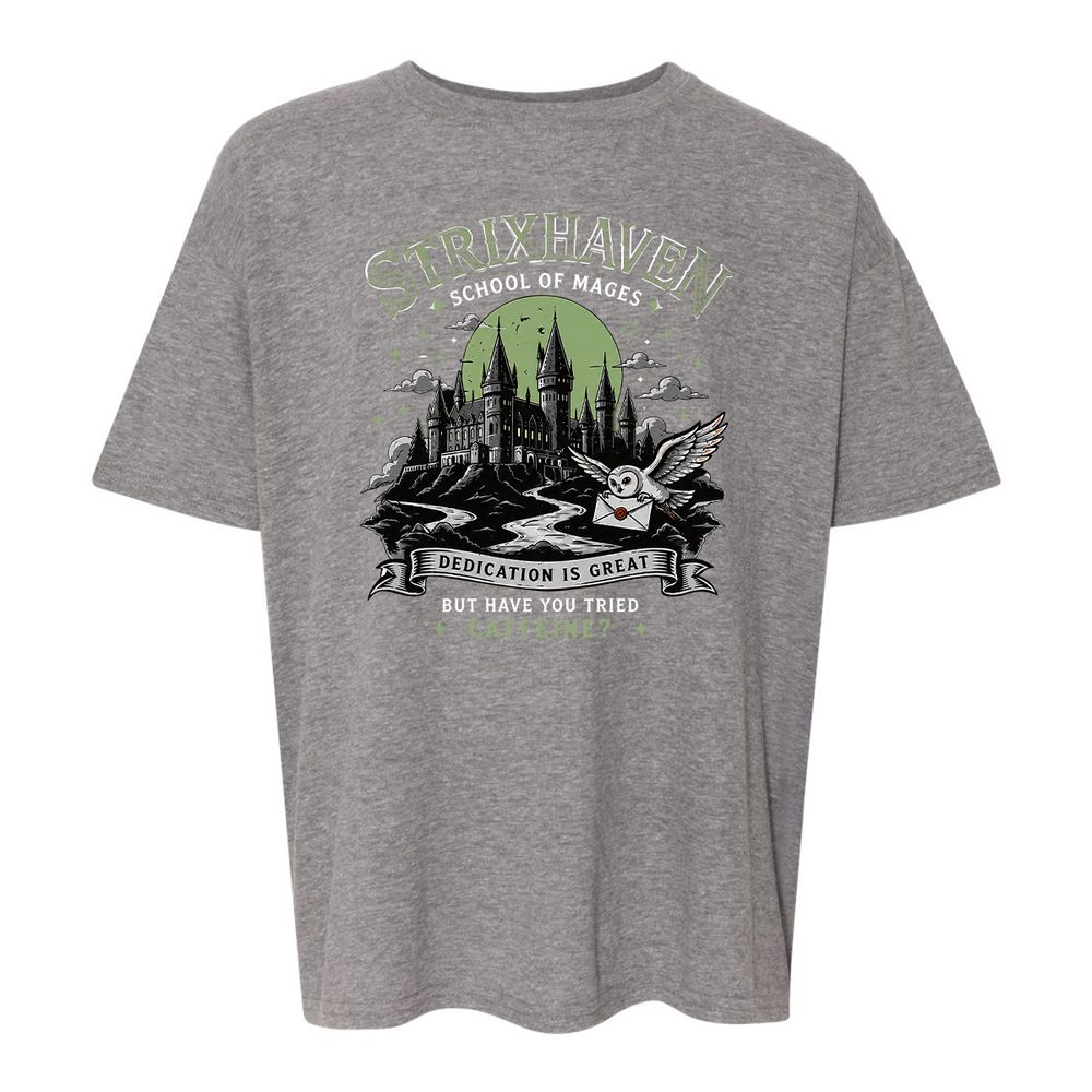 Strixhaven - School Of Mages Kids T-Shirt - Graphite Heather - 12