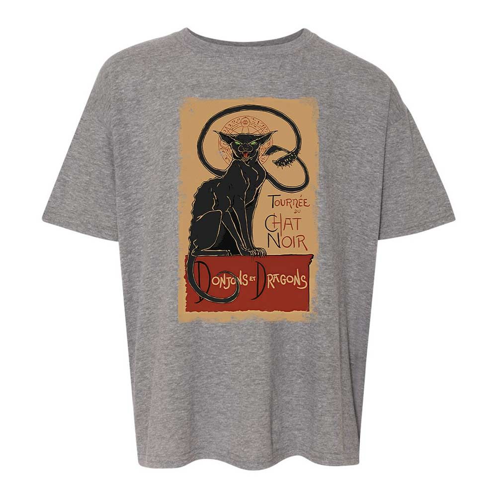 Tournee Du Chat Noir Kids T-Shirt - Graphite Heather - 12