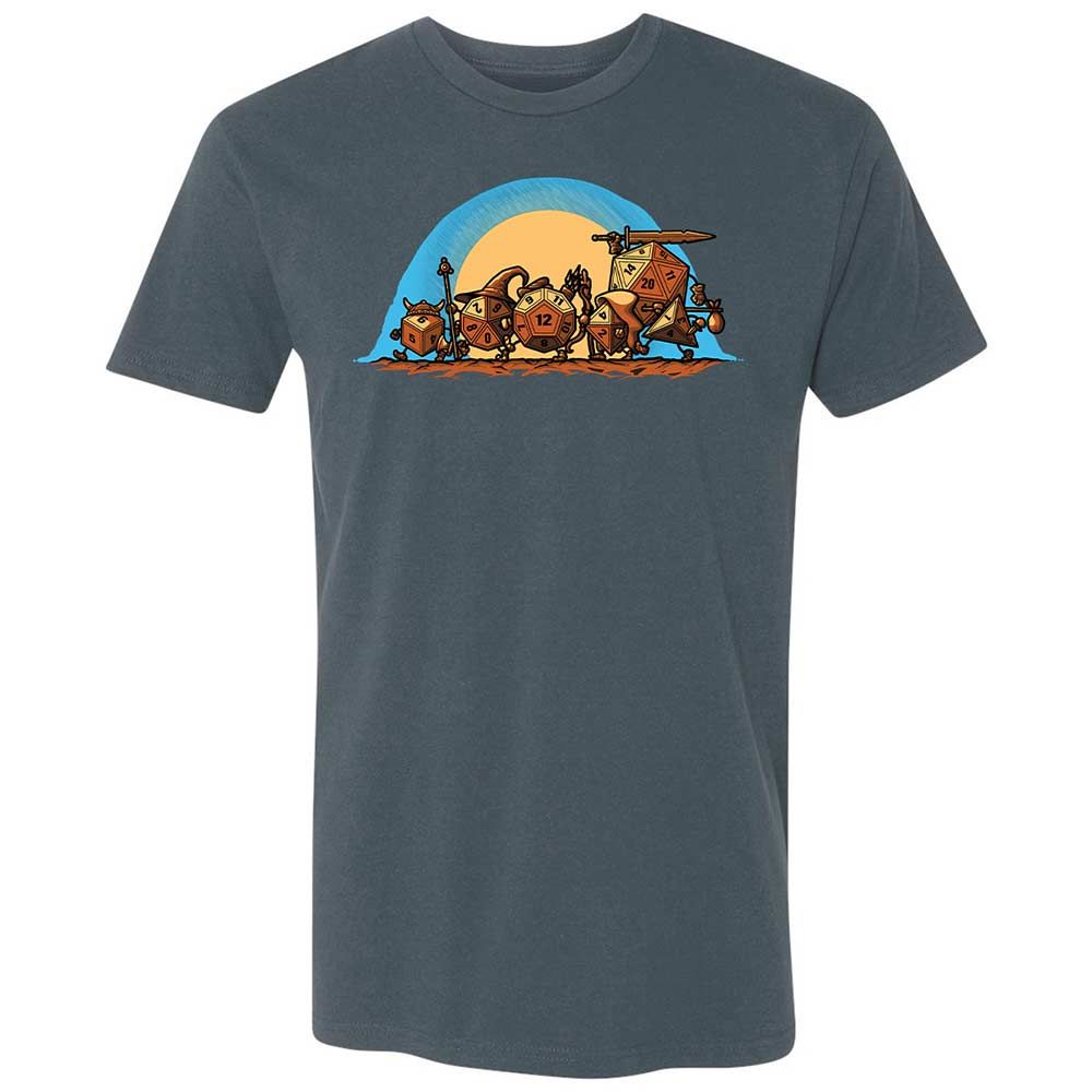 The Fellowship Of The Dice Premium Unisex T-Shirt - Indigo - 12