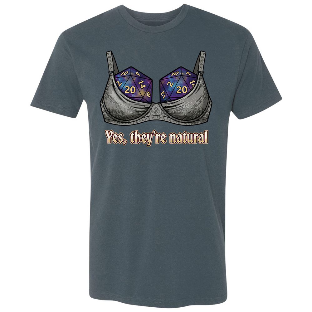 They Are Natural Nat20 Premium Unisex T-Shirt - Indigo - 12