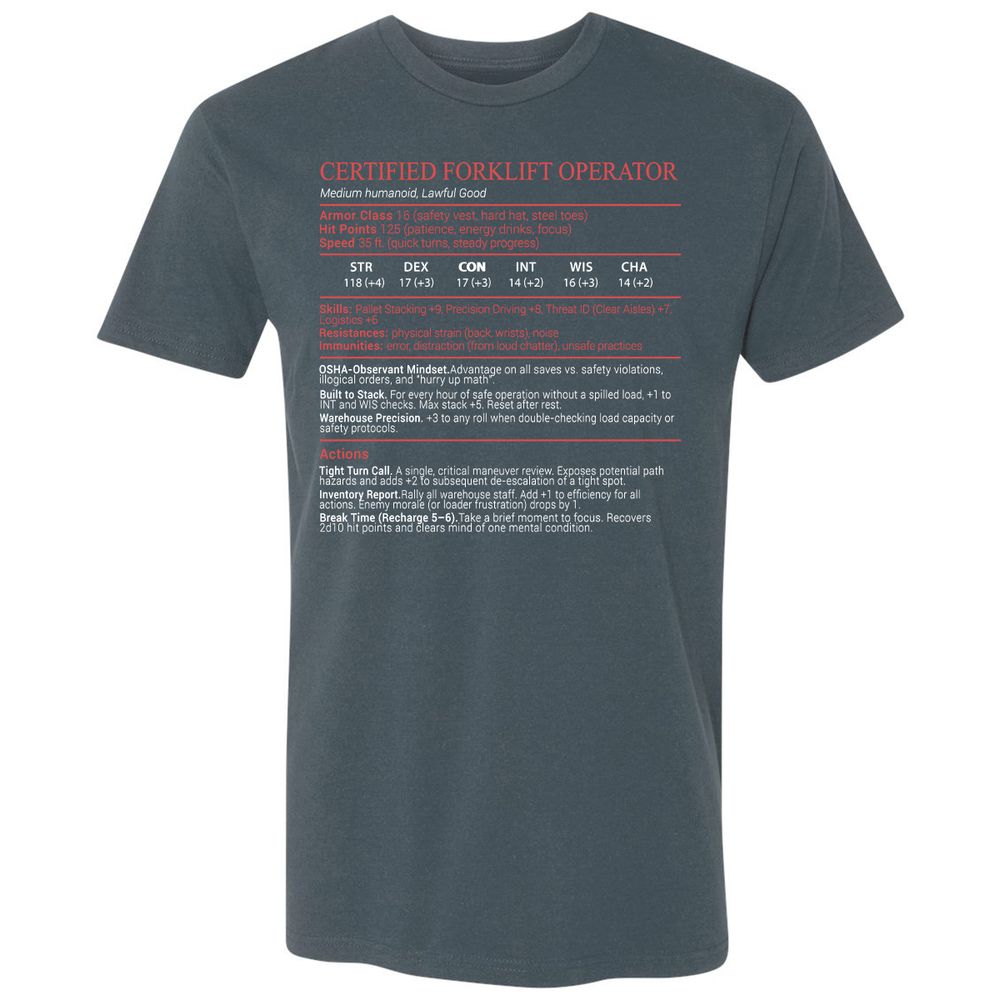 Certified Forklift Operator Stats Block - Indigo - 12