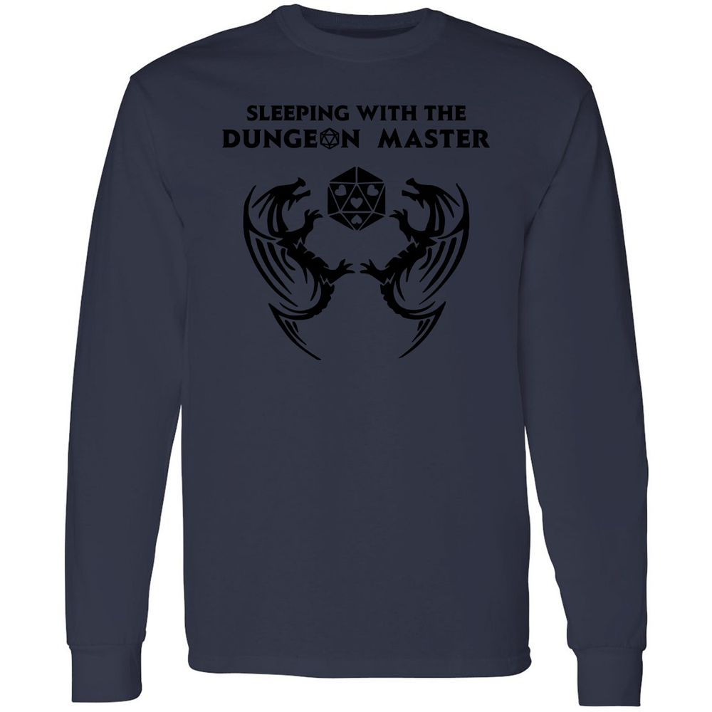 Sleeping With The DM Long Sleeve T-Shirt - Navy - 12