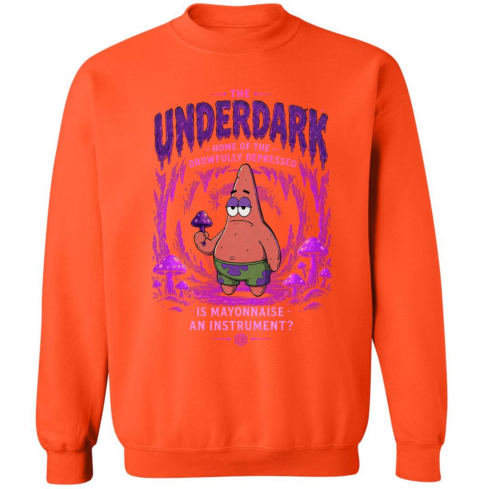 The Underdark Classic Unisex Sweatshirt - Orange - 12