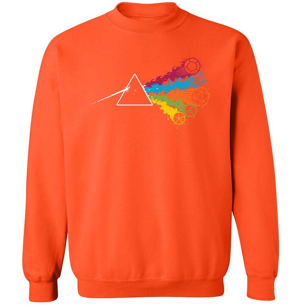 Dark Side Of The Dices Classic Unisex Sweatshirt - Orange - 12